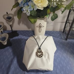 Two toned Necklace, adjustable chain